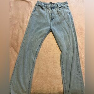 PrettyLittleThing Light Blue Denim Jeans